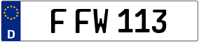Truck License Plate